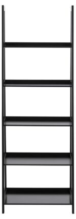 Riiul WALLY 63x40xH180cm, must - Pilt 3