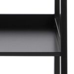 Riiul WALLY 63x40xH180cm, must - Pilt 6