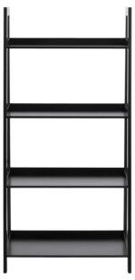 Riiul WALLY 63x40xH130cm, must - Pilt 3