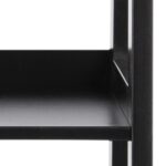 Riiul WALLY 63x40xH130cm, must - Pilt 6