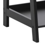 Riiul WALLY 63x40xH130cm, must - Pilt 7