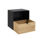 Seinariiul JOLIET 30x25xH30cm, must - Pilt 2