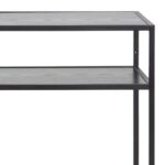 Konsoollaud SEAFORD 120x35xH79cm, must - Pilt 6