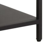 Riiul NEWCASTLE 79,5x30xH86cm, must - Pilt 6