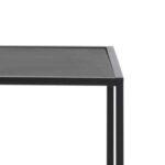 Riiul SEAFORD 114x35xH185cm, must - Pilt 4