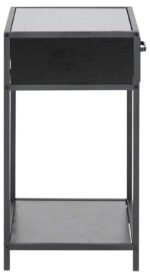 Öökapp SEAFORD 42x35xH63cm, must - Pilt 3