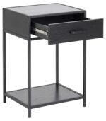 Öökapp SEAFORD 42x35xH63cm, must - Pilt 4