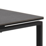 Diivanilauad 3tk KATRINE 50x50xH55cm, 43x43xH50cm, 36x36xH45cm, must - Pilt 5