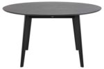 Söögilaud ROXBY D140xH76cm, must - Pilt 3