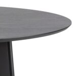 Söögilaud ROXBY D140xH76cm, must - Pilt 4