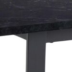 Söögilaud AMBLE 160x90xH74cm, must marmor - Pilt 5