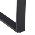Söögilaud AMBLE 160x90xH74cm, must marmor - Pilt 7