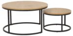 Diivanilauad 2tk SPIRO D50xH33cm, D80xH45cm, tamm - Pilt 2