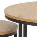 Diivanilauad 2tk SPIRO D50xH33cm, D80xH45cm, tamm - Pilt 4