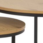 Diivanilauad 2tk SPIRO D50xH33cm, D80xH45cm, tamm - Pilt 5