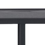 Seinariiul SEAFORD 77x22xH77cm, must - Pilt 4