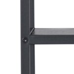 Seinariiul SEAFORD 77x22xH77cm, must - Pilt 5