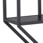 Seinariiul SEAFORD 77x22xH77cm, must - Pilt 6