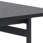 Söögilaud ANGUS 200x90xH74cm, must - Pilt 7