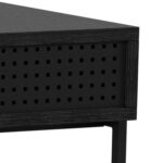Kirjutuslaud ANGUS 110x50xH75cm, must - Pilt 7
