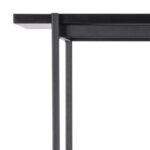 Riiul ANGUS 94x27xH172cm, must - Pilt 4
