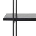 Riiul ANGUS 94x27xH172cm, must - Pilt 5