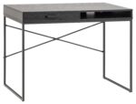 Kirjutuslaud SEAFORD 110x45xH75cm, must - Pilt 2