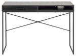 Kirjutuslaud SEAFORD 110x45xH75cm, must - Pilt 4