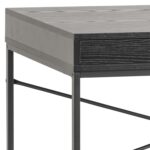 Kirjutuslaud SEAFORD 110x45xH75cm, must - Pilt 6