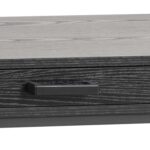 Kirjutuslaud SEAFORD 110x45xH75cm, must - Pilt 7