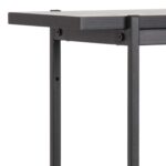 Riiul ANGUS 94x27xH114cm, must - Pilt 5