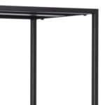 Riiul NEWCASTLE 69,5x30xH185cm, must - Pilt 4