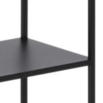 Riiul NEWCASTLE 69,5x30xH185cm, must - Pilt 5