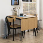Söögilaud ROXBY 80/120x80xH76cm, tamm - Pilt 3