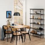 Söögilaud ROXBY 80/120x80xH76cm, tamm - Pilt 7