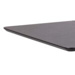 Söögilaud ROXBY 80/120x80xH76cm, must - Pilt 6