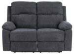 Diivan MORA 2-kohaline recliner, tumehall - Pilt 2
