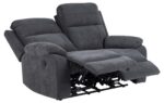 Diivan MORA 2-kohaline recliner, tumehall - Pilt 5