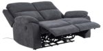 Diivan MORA 2-kohaline recliner, tumehall - Pilt 7