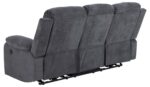 Diivan MORA 3-kohaline recliner, tumehall - Pilt 3