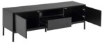 TV-laud SEAFORD 140x40xH45cm, must - Pilt 5