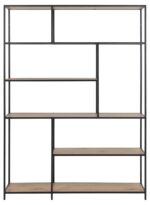Riiul SEAFORD 135x35xH185cm, tamm - Pilt 2