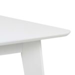Söögilaud ROXBY 80/120x80xH76cm, valge - Pilt 5