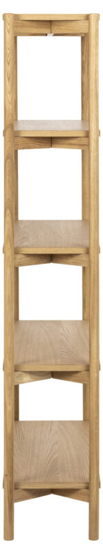 Riiul BRAIDWOOD 86x30xH160cm, naturaalne - Pilt 4