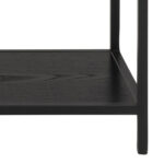 Riiul SEAFORD 135x35xH150cm, must - Pilt 6