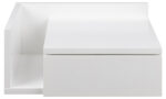Öökapp ASHLAN 40x32xH16,5cm, valge - Pilt 2