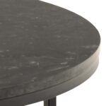 Diivanilaud SPIRO D80xH40cm, must - Pilt 3