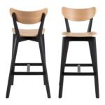 Baaritool ROXBY naturaalne/must - Pilt 2