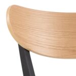 Baaritool ROXBY naturaalne/must - Pilt 4