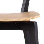 Baaritool ROXBY naturaalne/must - Pilt 5